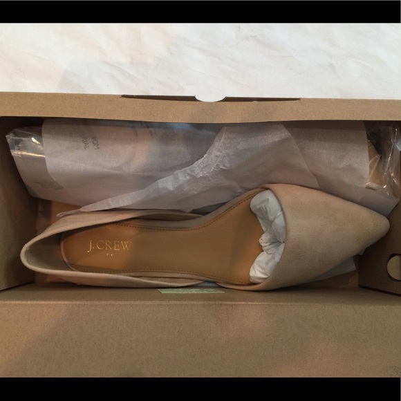 J Crew Zoe Suede D’Orsay flat BLACK 10M - Picture 4 of 6